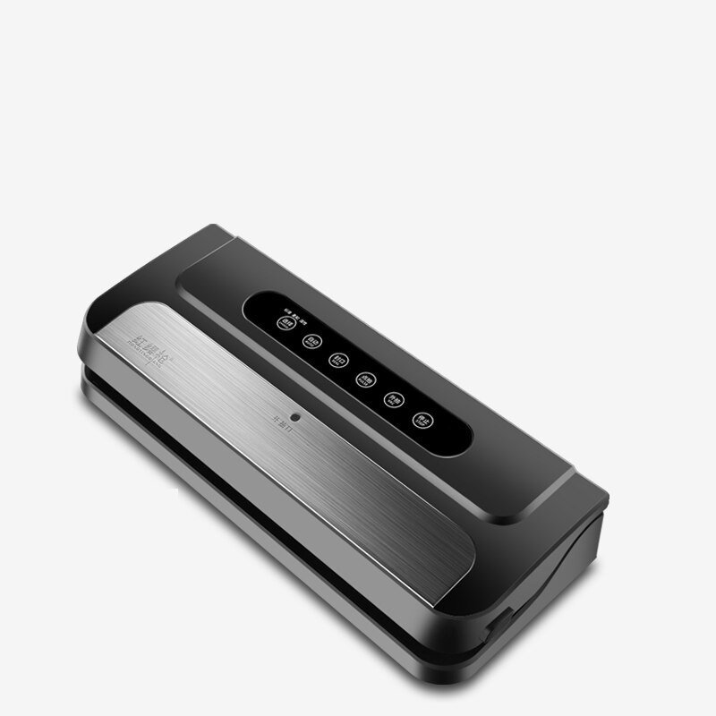 Electric semi-commercial vacuum packaging machine food packaging machine fish packaging machine: Black