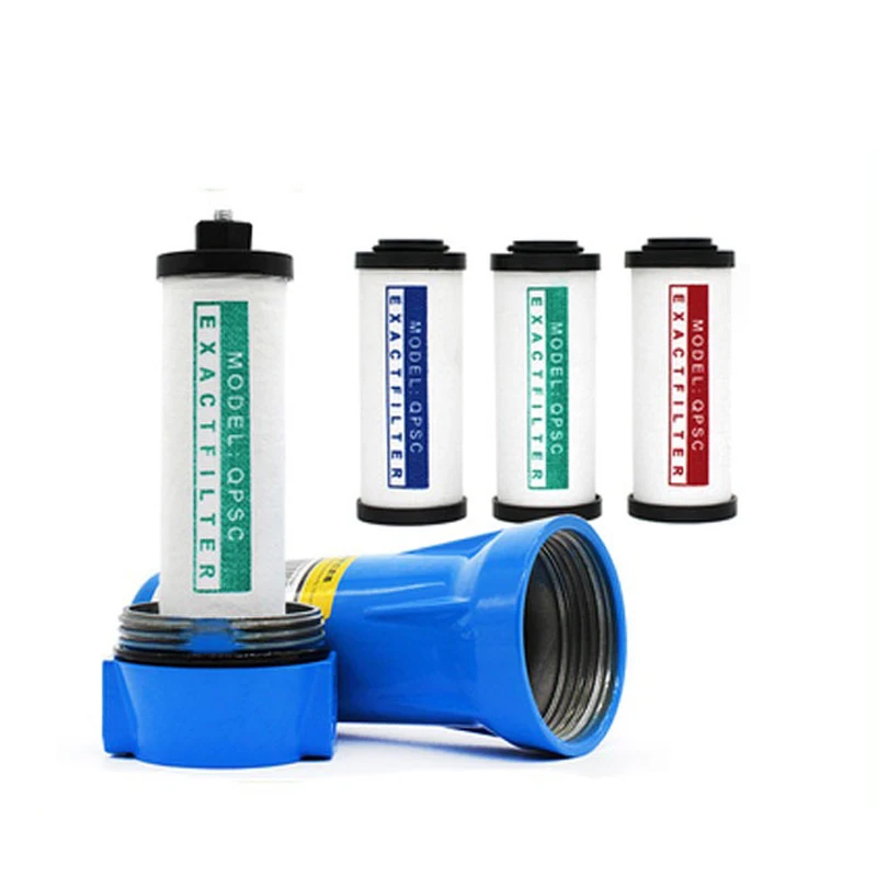 QPS 015 024 035 060 090 120 150 Filtro de repuesto para compresor de aire Accesorios Filtro de precisión de aire comprimido Secador Q015 P024