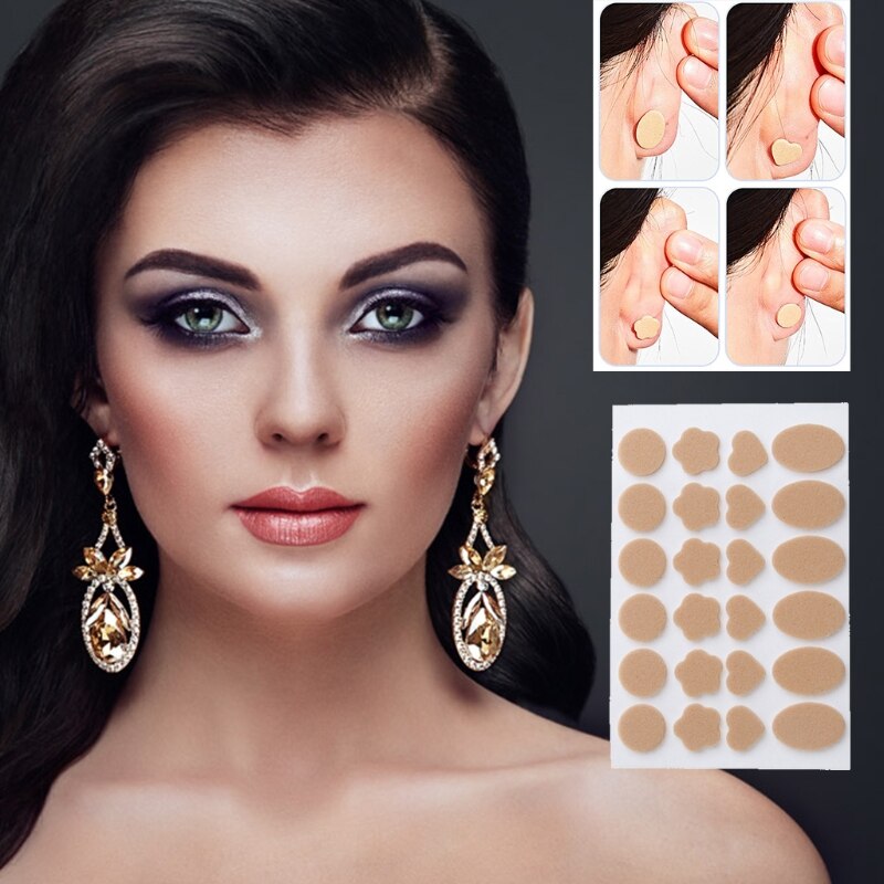 Oorbel Ondersteuning Patches Oorbel Lifters Clear Skin Kleur Waterdichte Oorbel Oorlel Ondersteuning Patch Voor Oorbel