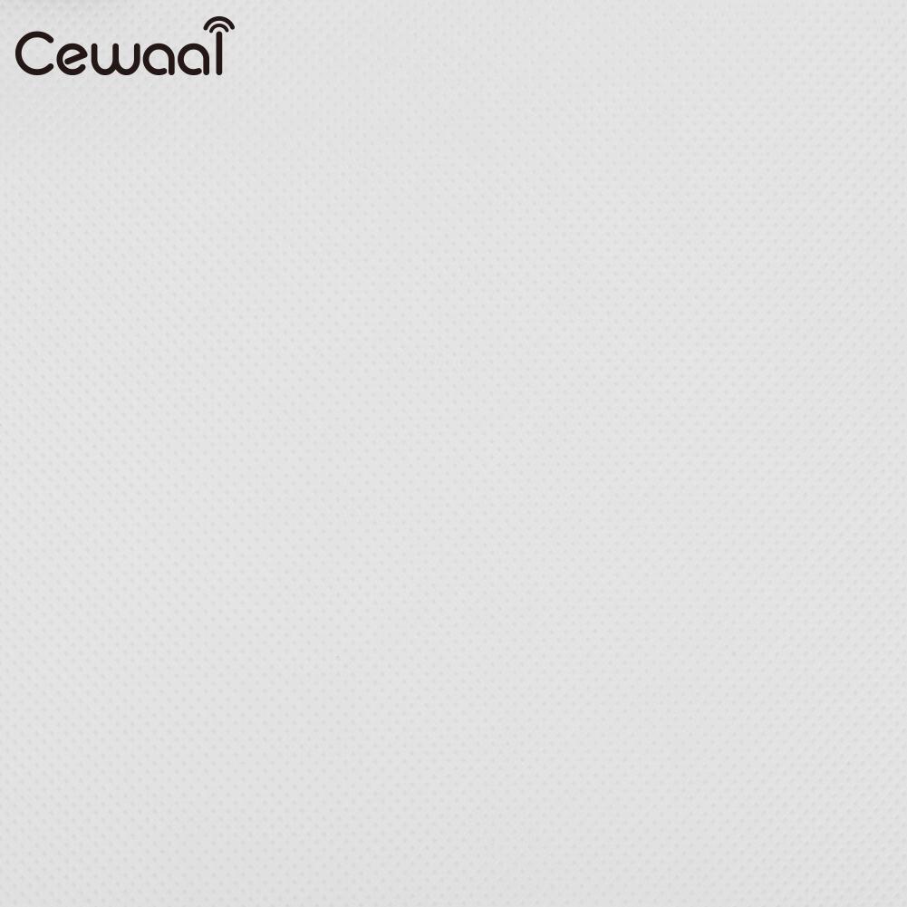 Pantalla de proyector Cewaal 16:9, pantalla de proyección compacta suave y plegable para aulas, tela blanca