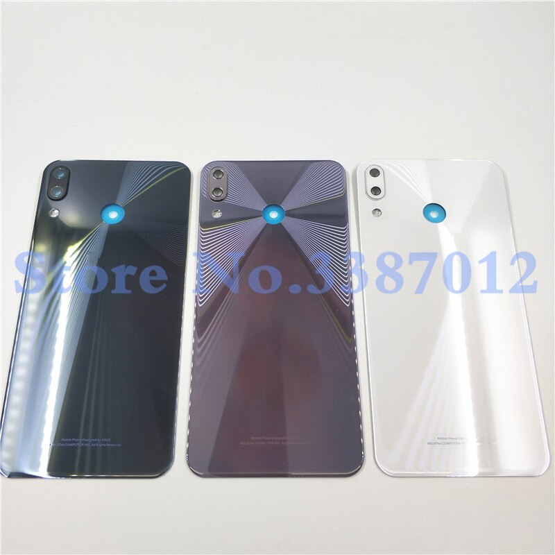 Back Cover for Asus Zenfone 5 ZE620KL / 5Z ZS620KL - 6.2 inch Glass Housing Panel with Camera Lens
