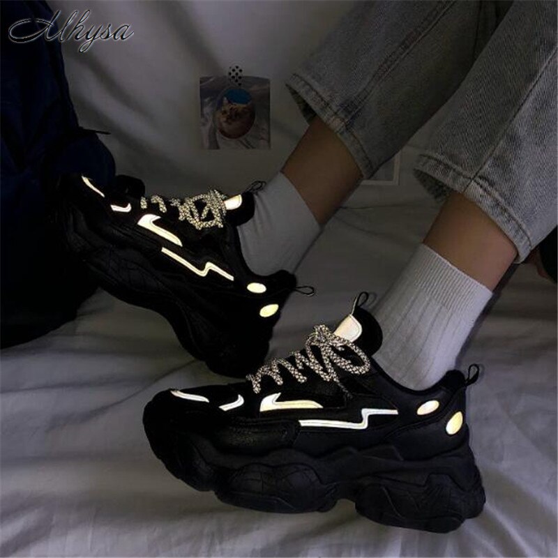 Mhysa Women sneakers Autumn women Casual Shoes Breathable Women Platform Dad Shoes Sneakers zapatillas mujer