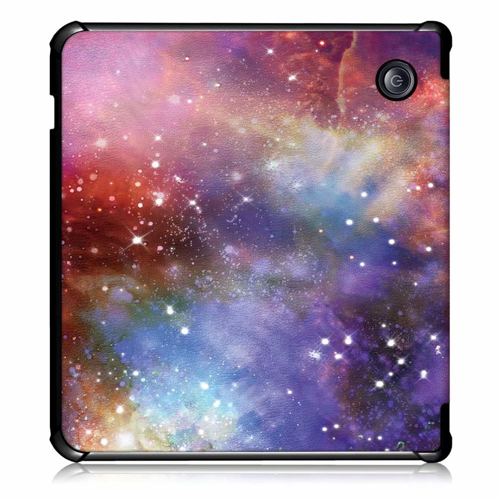 Funda magnética para tableta Kobo Libra H2O, 7 pulgadas, E-book , carcasa con soporte abatible para transformador, de cuero PU, para Kobo Libra H2O