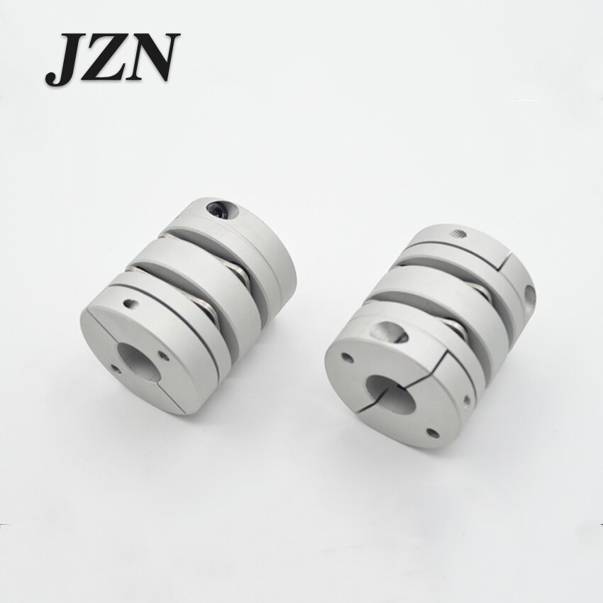 ! (1PCS) Aluminum alloy flexible double diaphragm coupling large torque screw servo motor coupling
