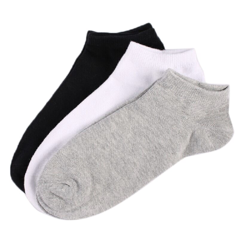 10 par lave ankelsokker myk polyester bomullssokk loafer båt sklisikker usynlig no show sokker blandede farger