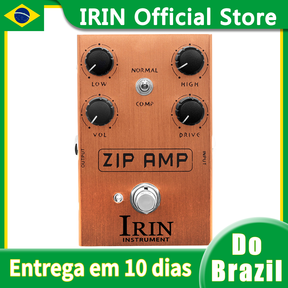 IRIN ZIP AMP AN-39 Pedal de efectos de guitarra eléctrica Pedal de efecto de guitarra de tono Overdrive de compresión fuerte con interruptor de palanca COMP: Default Title