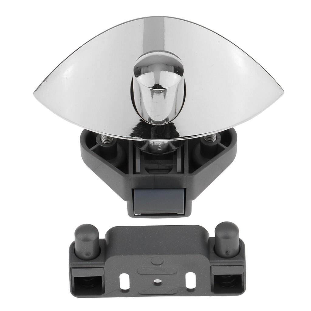 Keyless Push Button Cabinet Latch for RV Caravan Cupboard Motorhome Boat, Cutting Hole: 20mm