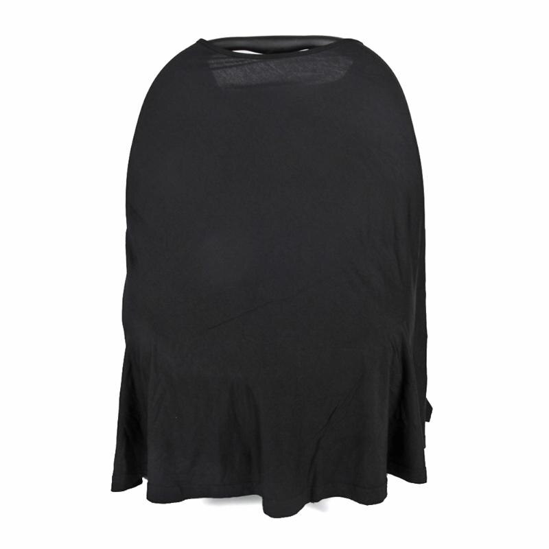 Buttons Mother Outing Breastfeeding Privacy Towel Save Time and Energy for Convenience Baby Feeding Nursing Cover: Black