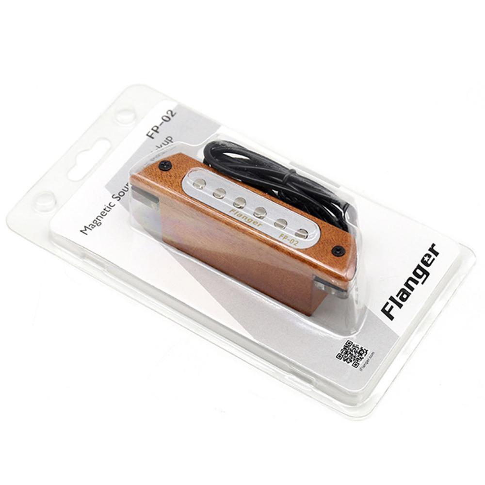 Flanger fp -02 akoestische folk houten gitaar klankgat pickup magnetische guitarra pickups gitaaraccessoires