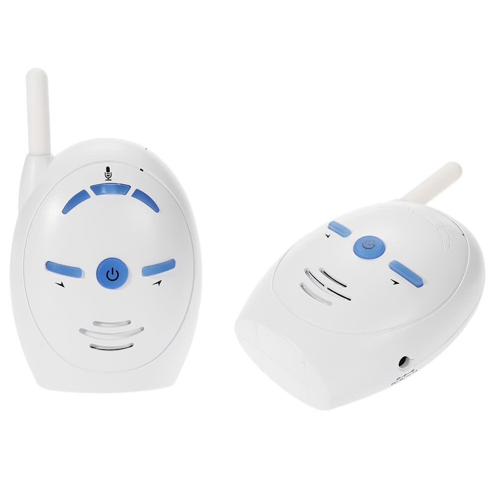 2.4GHz Wireless Infant Baby Audio Monitor Support 2-way Audio Voice Monitoring Crying Alarm for Baby Safety Security