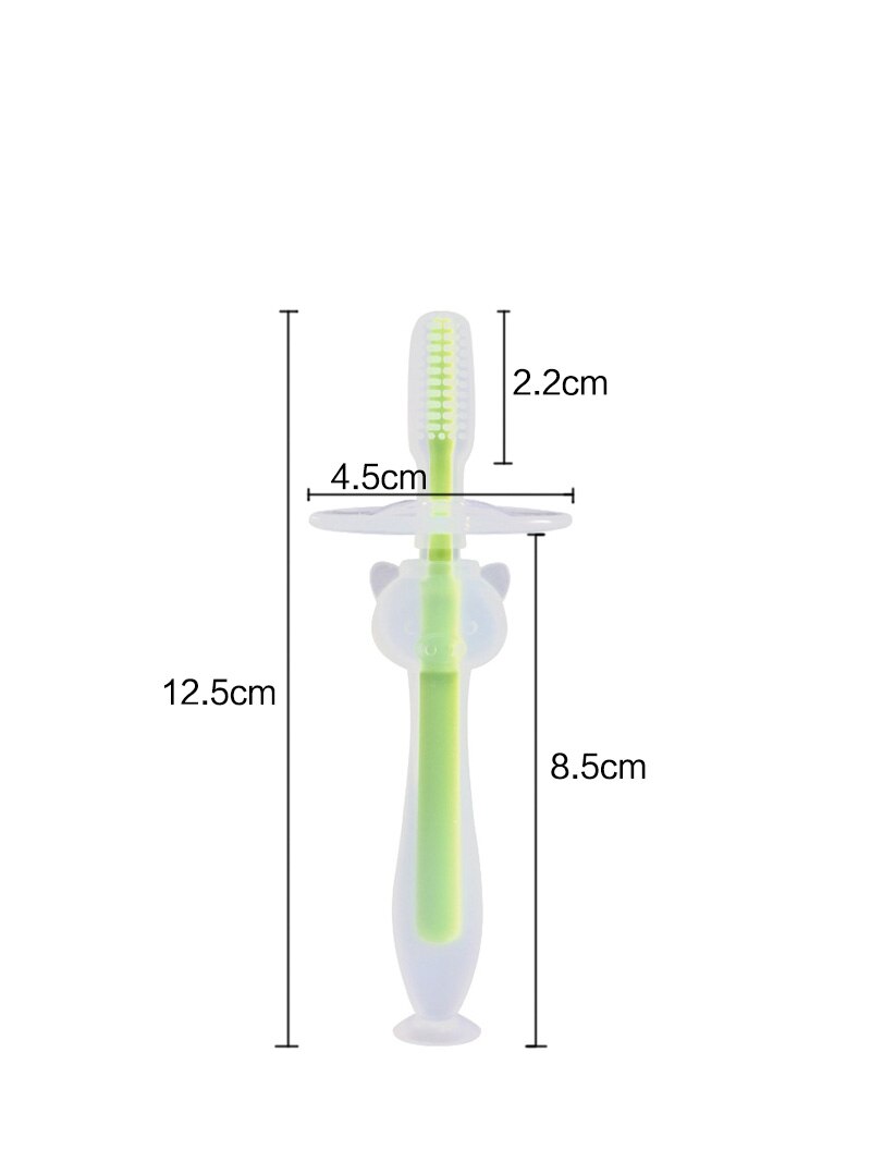 1 pz bambini morbido Silicone formazione spazzolino da denti bambino bambini dentale cura orale spazzolino da denti strumento bambino bambino spazzolino da denti articoli per bambini