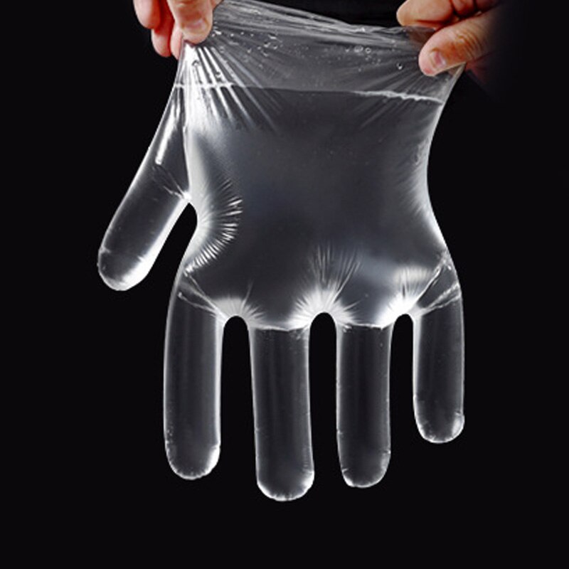 Gants jetables en PE 1000 pièces/ensemble respectueux de l'environnement, pour la manipulation de viande brute, en plastique, outil multifonctionnel, pour aliments, Restaurant et hôtel