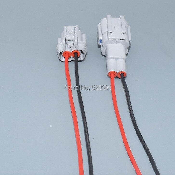 shhworldsea 2 pin car auto connector 2.2 male or female fog lights plug socket kits juke DRL for Nissan 6185-0867 6188-0554