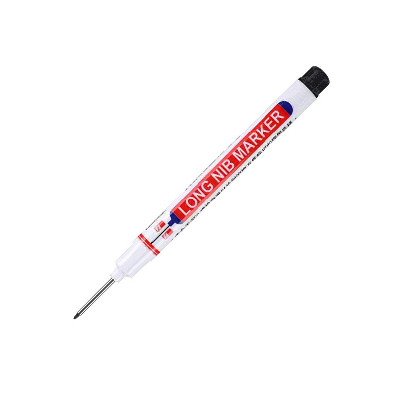 20MM czerwony/czarny/niebieski/biały atrament markery z długą główką łazienka dekoracja do obróbki drewna uniwersalne markery z głębokimi otworami