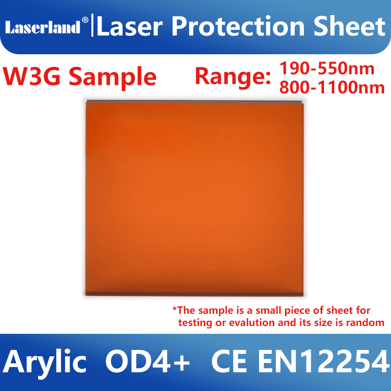 Échantillon de fenêtre Laser de industrielle, vue claire, feuille de Protection 1064nm, écran de sécurité en acrylique: Gris foncé