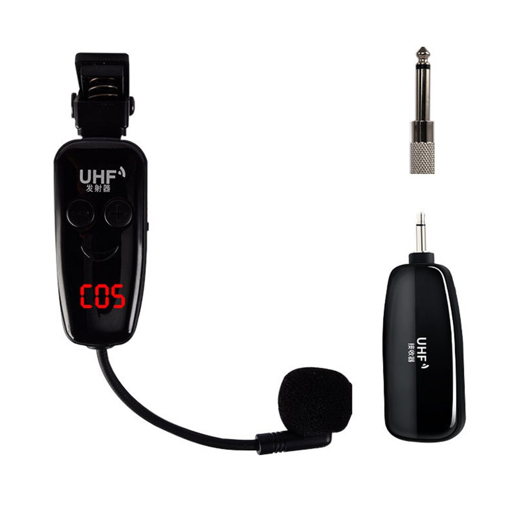 1 Set Instrument Microfoon Draadloze Clip-On Instrument Microfoon Voor Hoorn Trompet