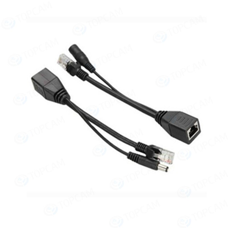 POE Kabel Passief Power Over Ethernet Adapter Kabel POE Splitter RJ45 Injector Voeding