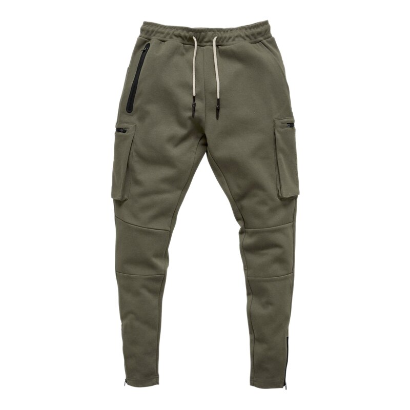 Trendy herrebukser herre fitnessbukser herre løse træningsbukser sportsbukser stramme: Grøn / Xl
