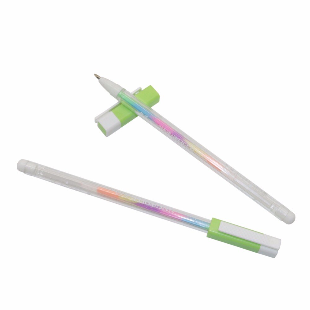 5 Stks/set Zoete Regenboog Snoep Kleur Water Krijt Pen Markeerstift Fluorescerende Pen Markers Briefpapier