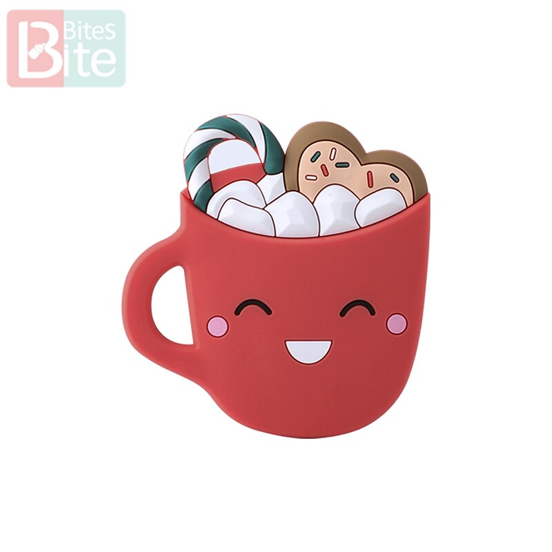 1 Pc Baby Bijtring Glimlach Cups Food Grade Perle Siliconen Knaagdieren Pasgeboren Verpleegkundige Fopspeen Hanger Childen's Goederen Kinderziektes Speelgoed