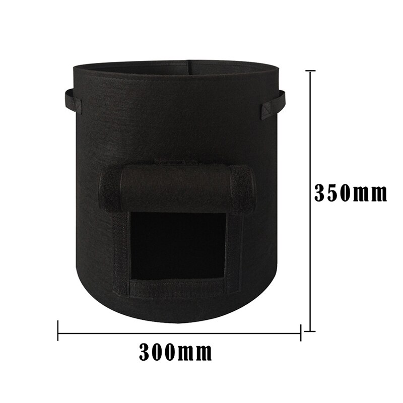 5 Size Plant Grow Bags Home Garden Potato Pot Greenhouse Vegetable Growing Bags Moisturizing Vertical Garden Bag Seedling