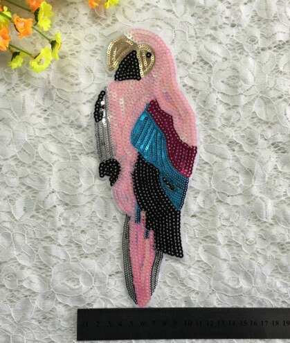 DIY Applique Towel Embroidery Applique Costume Decoration Dimensional Bird Patch