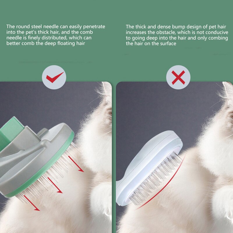 Cat Comb Self Cleaning Slicker Pet Brushes for Dogs Cats Removes Undercoat Tangled Pet Hair Massages Comb Cat Accessories