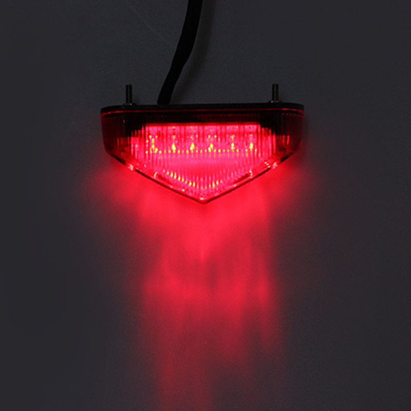 Luz trasera modificada para motocicleta, luz LED de advertencia de freno para vehículo eléctrico, guardabarros pequeño, 1 piezas, novedad de 2023