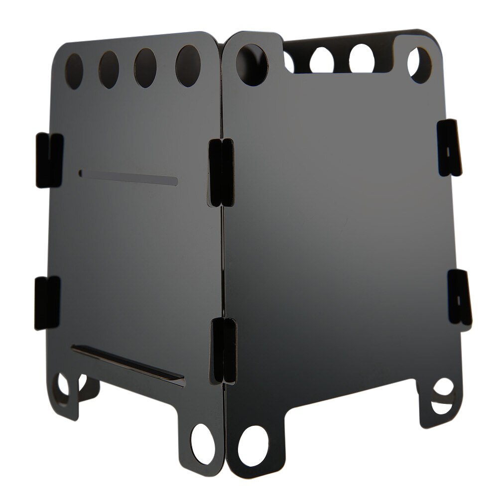 / Lixada Outdoor Lightweight Camping Wood Stove Portable Outdoor Folding Titanium Wood Stove Burning Picnic Alcohol Wood Stove