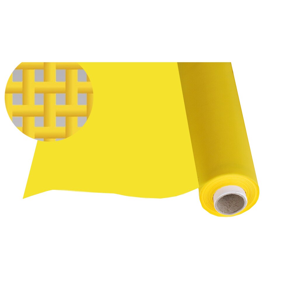 165T 420Mesh 31UM Yellow 1Meter Polyester screen printing mesh stencil fabric