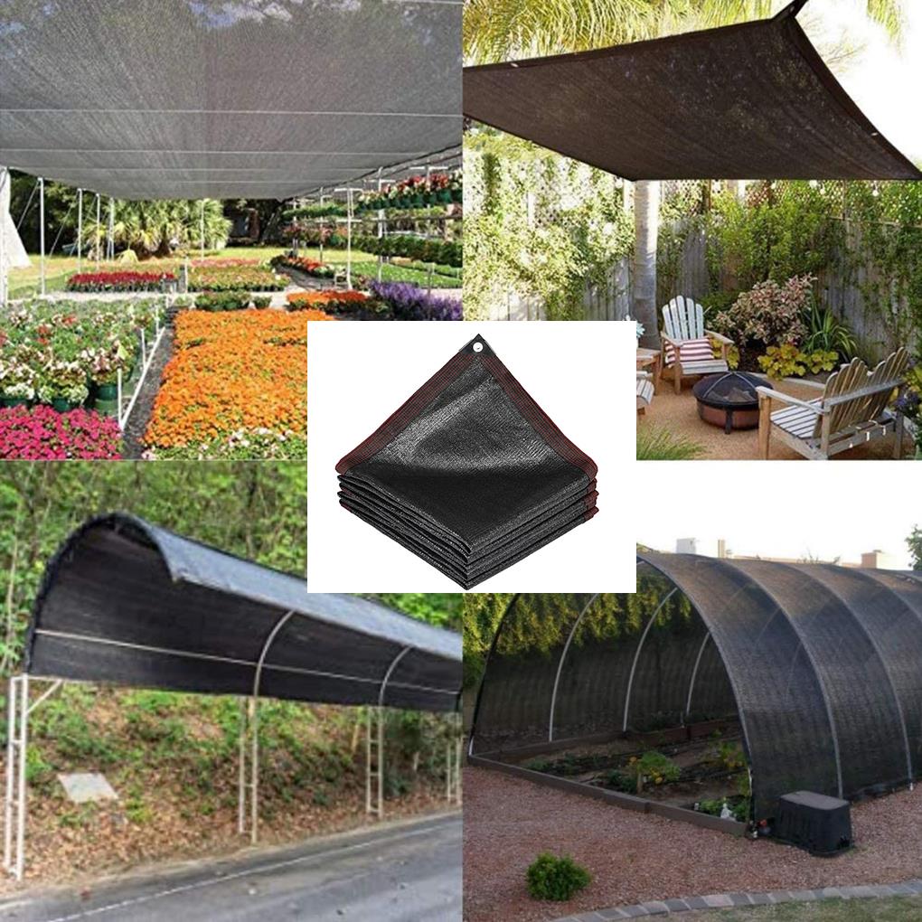 3M×5M Shade Sail Square Anti-UV Sun Shade Net Outdoor Awnings Sun Shelter Garden Patio Pool Shade Sail Garden Sun Shade Net