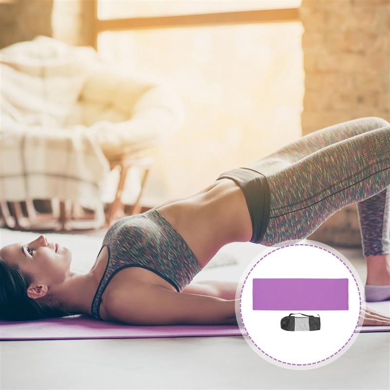 Practical Fitness Mat Non-skid Yoga Mat Dance Exercise Mat with Storage Bag