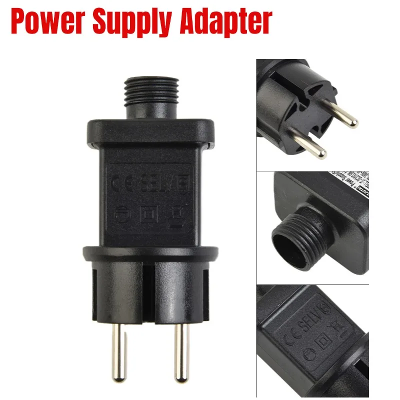 Netzteil-Adapter, LED-Lichterkette, Transformator-Treiber, IP44, 31 V, max. 3,6 W, Schutzklasse IP44, für Iciclet-Lichter und Projektoren