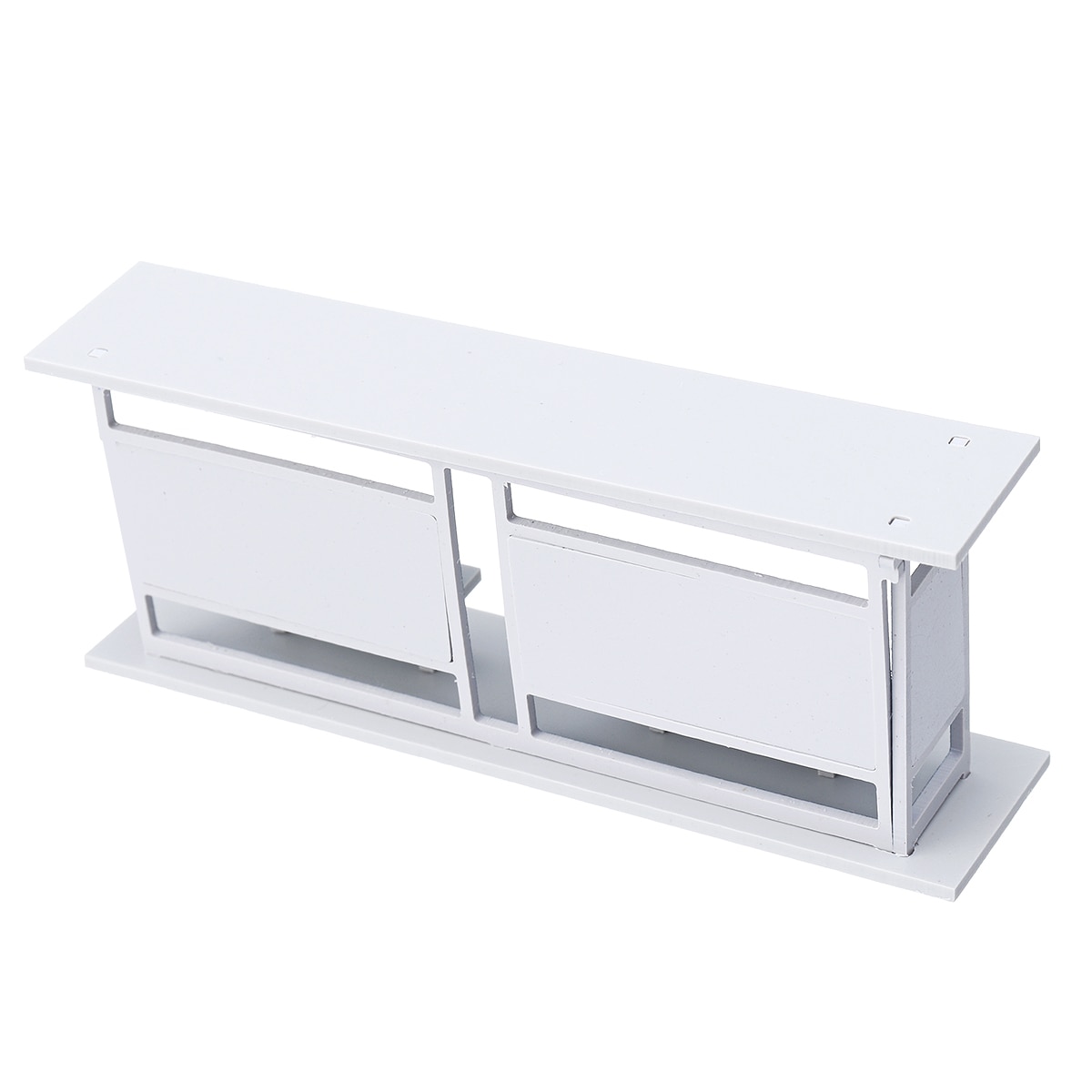 1:87 Modern Plastic Assembled Bus Stop Building Model Plastic Bus Stop Station Model Building 8.6x2.2x3.4cm