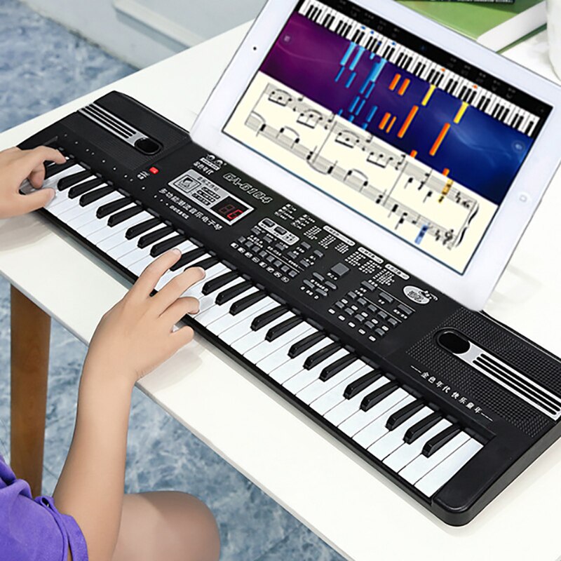 Neue 61 Tasten Digital Klavier Art Klavier Multi-funktion Musical Klavier eltern-Art-Spiele freundlicher Ausbildung Musik instrumente