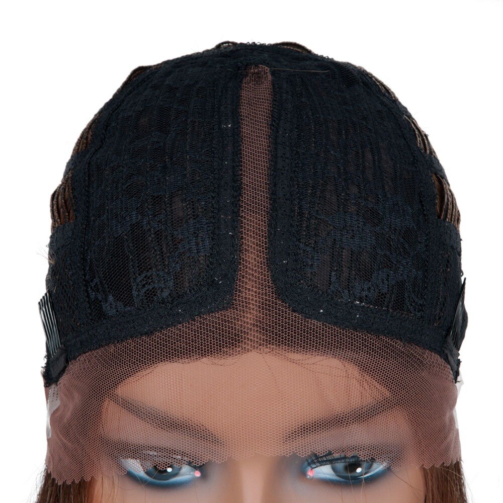 Jingfa Synthetic Wigs Short Bob Hair Lace Front Synthetic Wig