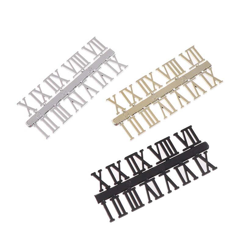 1 set romerska siffror diy digital ersättning gadget reparation klocka delar klocka digitala mekanism delar