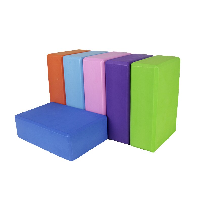 5 färger yoga pilates eva yoga block tegel sport träning gym skum träning stretching hjälp kroppsformning hälsoträningsutrustning