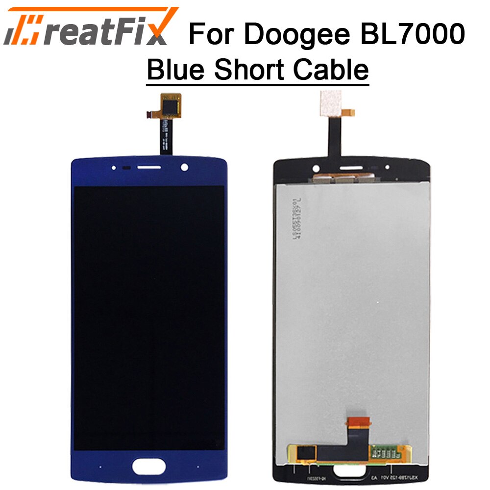 For Doogee BL5000 BL7000 LCD Display and Touch Screen Screen Digitizer Assembly Replacement For doogee lcd bl12000 BL12000 Pro: BL7000 Blue Short