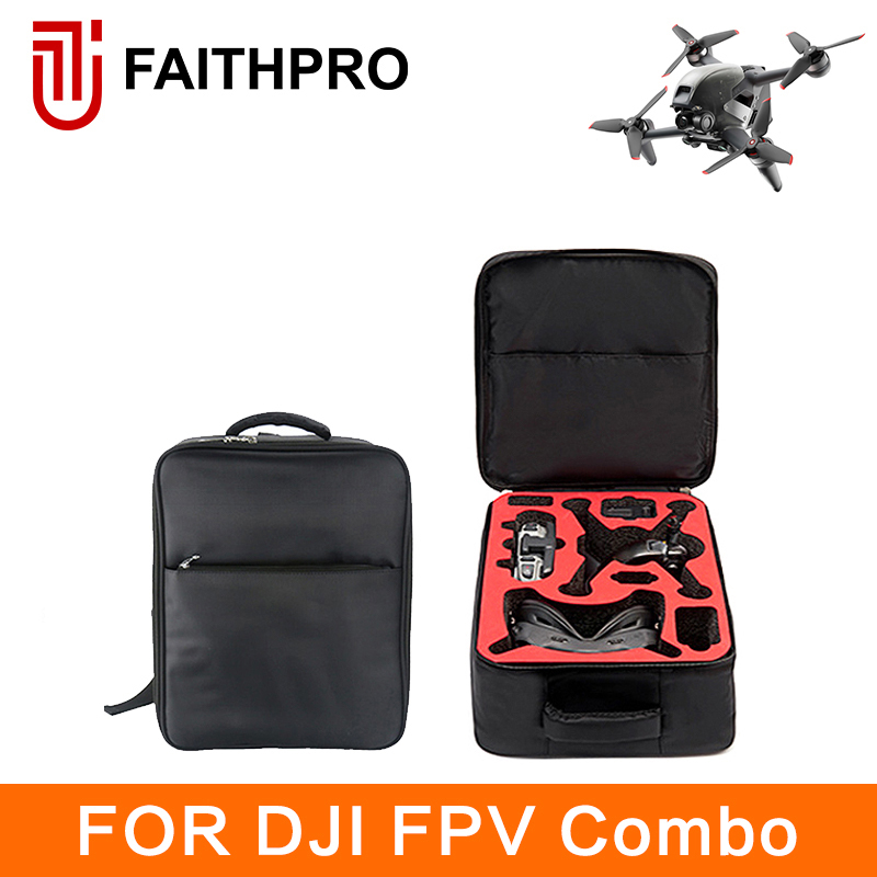 Mochila portátil à prova d&#39;água, de armazenamento, para ao ar livre, para dji fpv, combo, controle remoto, v2, óculos, acessórios