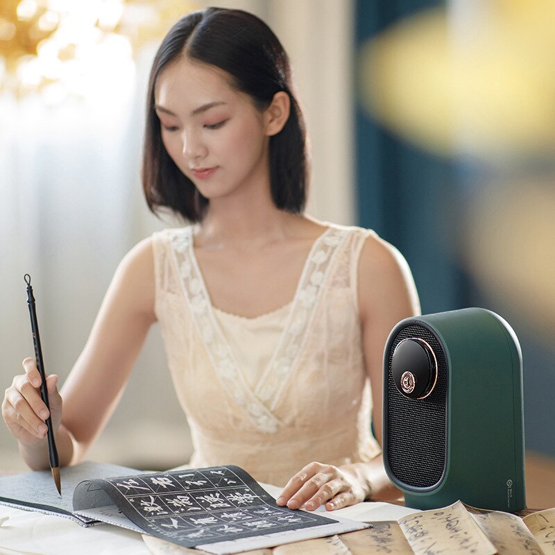 Umidificatore riscaldatore d'aria casa 90 ° regola automaticamente il riscaldatore a riscaldamento rapido della telecamera da letto dell'ufficio silenzioso per il riscaldatore dell'aria del bagno