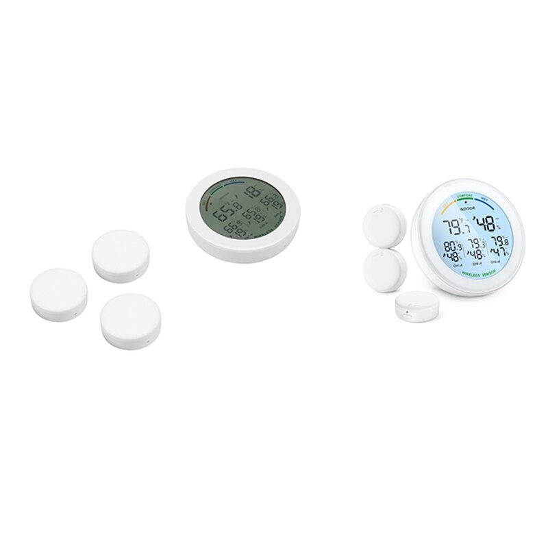 Wireless Thermometer LCD Display Indoor Outdoor Sensor Temperature Sensor Indoor Digital Hygrometer Thermometer