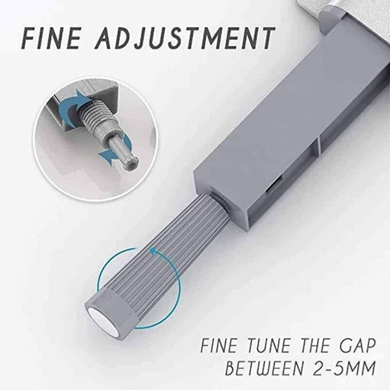 Furniture Cabinet Door Rebound Drawer Latch Door Closer Furniture Hardware Cabinet Catches Door Stopper for Wardrobe/Kitchen Cup