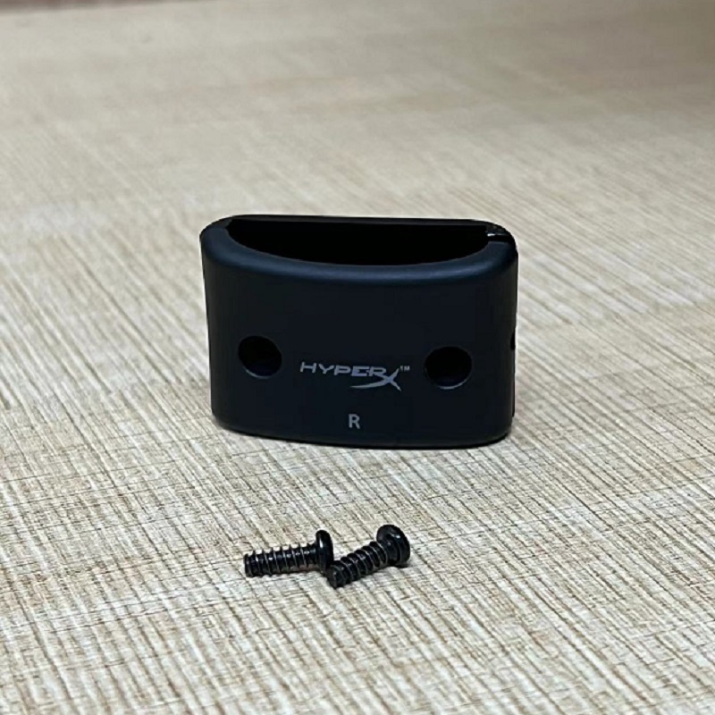 Fivela de dobradiça de plástico para hyperx cloud core dts/pode prata/pode ii, peças de reposição para fones de ouvido com fio: WHEAT