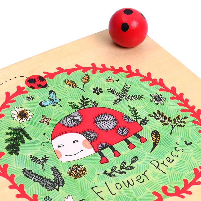 MD0071 MiDeer Kid Flower and Leaf Press Nature Craft Happy Time Wooden Art Outdoor Play Learning Educational Toy for kid