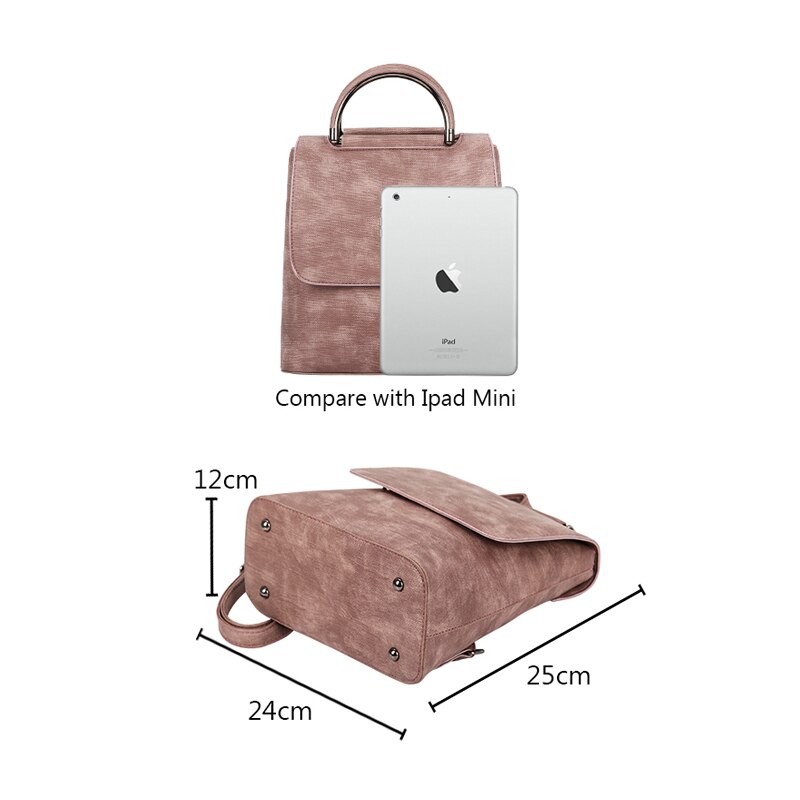 YBYT neue PU leder frauen rucksack Mehrzweck satchel weibliche shopping schulter taschen damen lässig reise rucksäcke