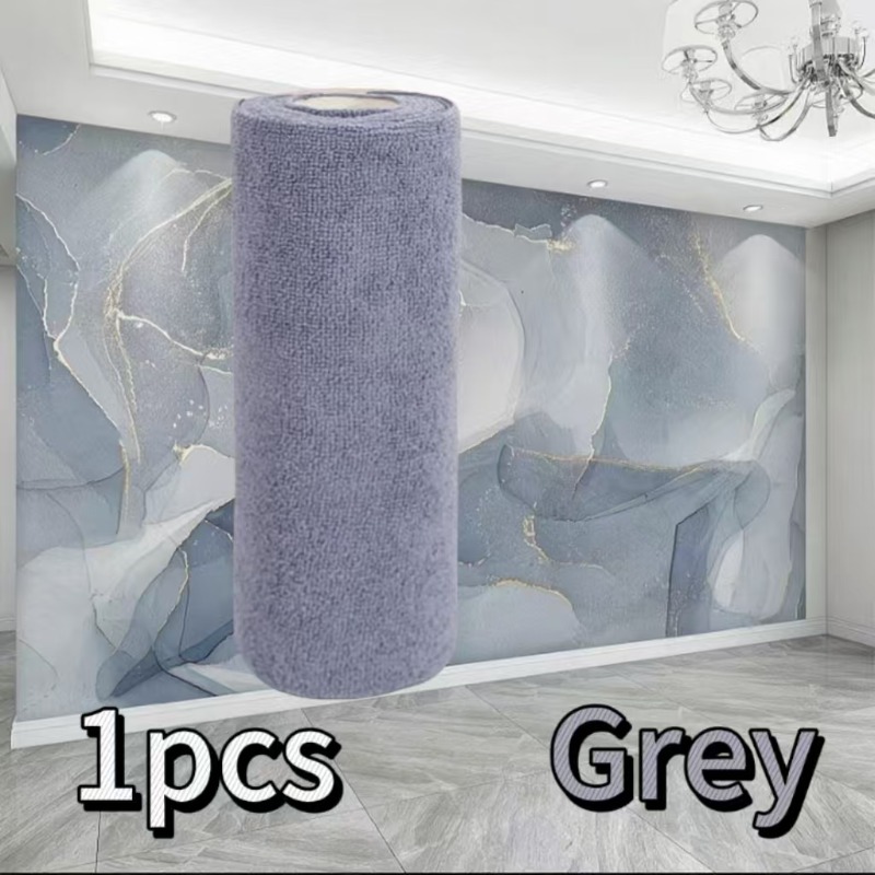 Reusable Cleaning Wipe Household Kitchen Cloth Microfiber Towel Rolls Dish Rags Wash Paper Towel Replacement 1 Roll of 20 Sheets: Red