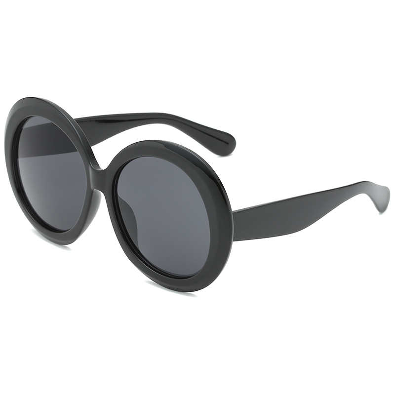 Wandern Vintage Übergroße Runde Anti Licht Gläser Frauen Braun Gradienten Gläser Weibliche Spiegel Klar Shades: Blau