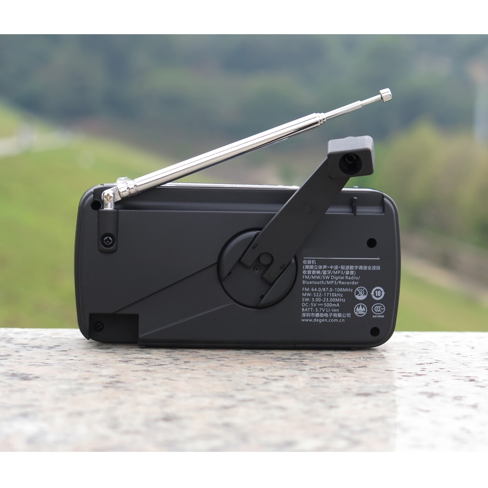 CY-1Radio Solar Dynamo Emergency Multi-function FM stereo Alarm Clock Digital Tuning Full Band Radio/Recording/MP3