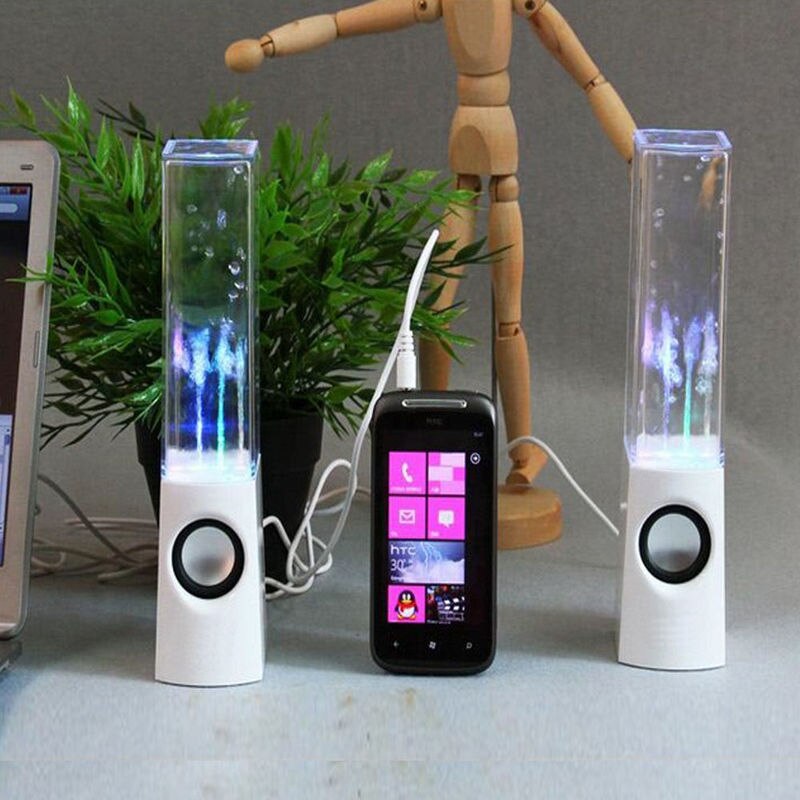 Draadloze Dancing Water Speaker Led Light Fontein Speaker Home Party JLRL88
